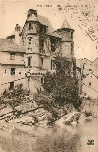 AK / Ansichtskarte Espalion Ancienne Mairie sur le Lot Espalion