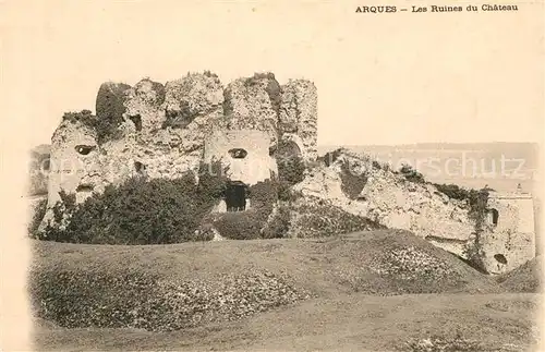 AK / Ansichtskarte Arques_Aveyron Ruines du Chateau Arques Aveyron