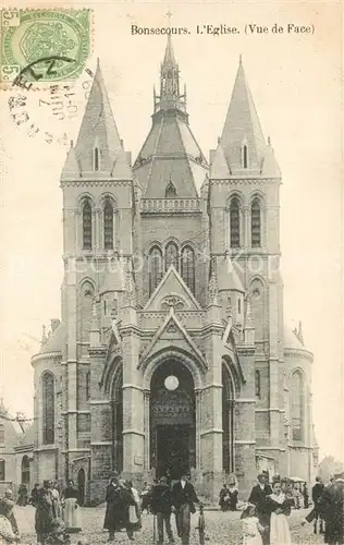 AK / Ansichtskarte Bonsecours_France Eglise Bonsecours France