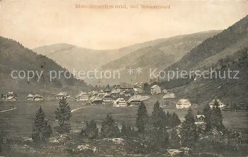 AK / Ansichtskarte Menzenschwand  Menzenschwand