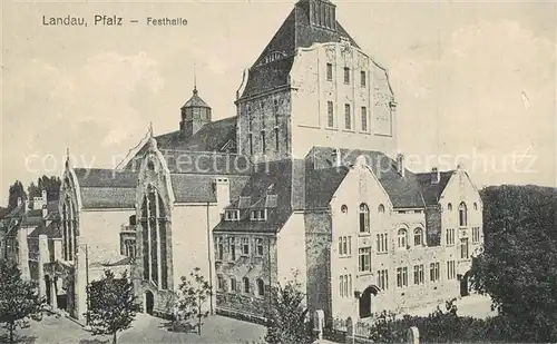 AK / Ansichtskarte Landau_Pfalz Festhalle Landau Pfalz
