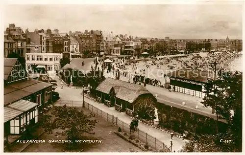 AK / Ansichtskarte Weymouth_Dorset Alexandra Gardens 