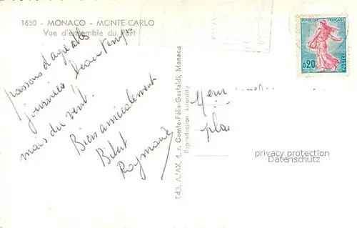AK / Ansichtskarte Monaco Port Monaco