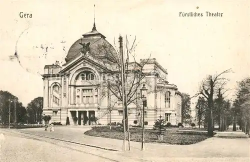AK / Ansichtskarte Gera F?rstliches Theater Gera
