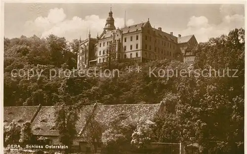 AK / Ansichtskarte Gera Schloss Osterstein Gera