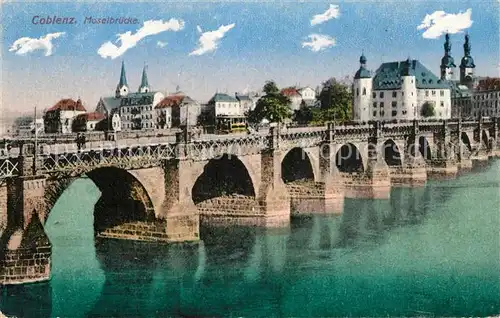 AK / Ansichtskarte Coblence_Coblenz_Koblenz Moselbr?cke Coblence_Coblenz_Koblenz