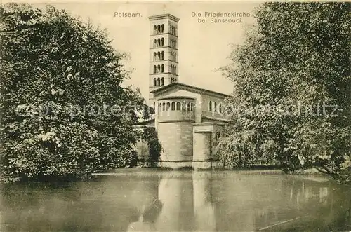 AK / Ansichtskarte Potsdam Friedenskirche bei Sanssouci Potsdam