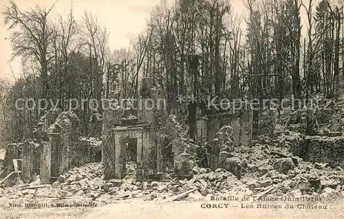 AK / Ansichtskarte Corcy Ruines du Chateau Corcy