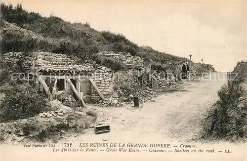 AK / Ansichtskarte Craonne_Aisne Ruines de la Grande Guerre Craonne Aisne