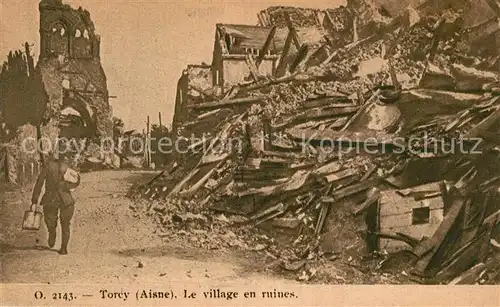 AK / Ansichtskarte Torcy en Valois Village Ruines Torcy en Valois