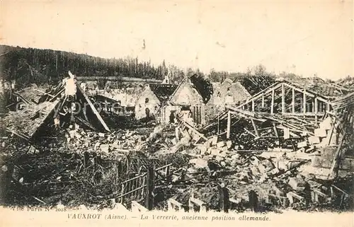 AK / Ansichtskarte Crouy_Aisne Vauxrot Ruines Crouy Aisne