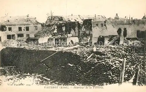 AK / Ansichtskarte Crouy_Aisne Vauxrot Ruines Crouy Aisne