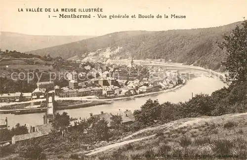 AK / Ansichtskarte Montherme Vue generale et Boucle de la Meuse Montherme