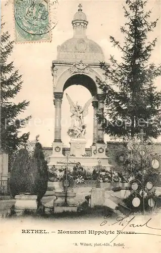 AK / Ansichtskarte Rethel_Ardennes Monument Hippolyte Noiret Rethel Ardennes