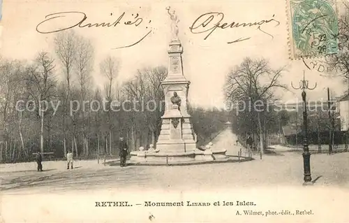 AK / Ansichtskarte Rethel_Ardennes Monument Linard et les Isles Rethel Ardennes