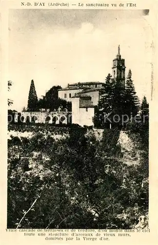 AK / Ansichtskarte Saint Romain d_Ay Notre Dame d Ay Sanctuaire Saint Romain d Ay