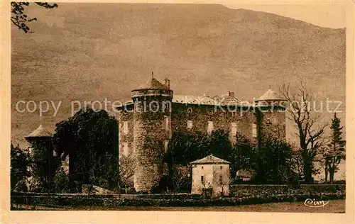 AK / Ansichtskarte Saint Pierreville Chateau de Latour Schloss Saint Pierreville