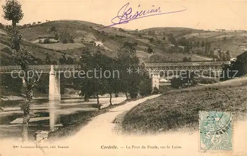 AK / Ansichtskarte Cordelle Pont de Presle Cordelle