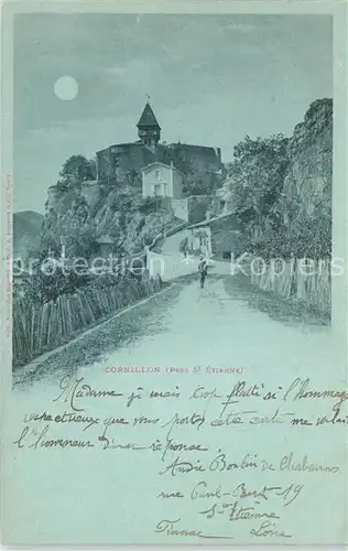 AK / Ansichtskarte Cornillon_Saint_Etienne Eglise Mondschein Cornillon_Saint_Etienne