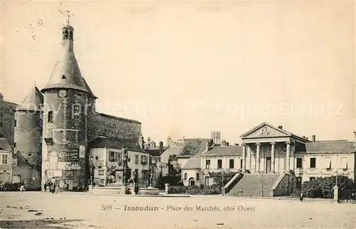 AK / Ansichtskarte Issoudun_Indre Place des Marches cote Ouest Issoudun Indre