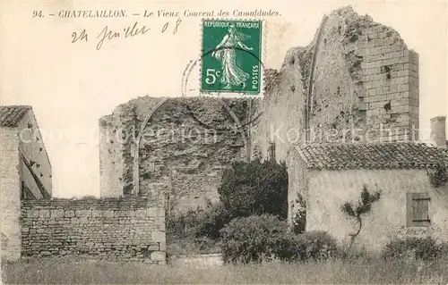 AK / Ansichtskarte Chatelaillon Plage Ruines du vieux Couvent des Camaldudes Chatelaillon Plage