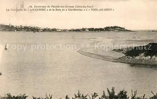 AK / Ansichtskarte Locquirec Presqu ile et Baie de Ker Morvan a Toul an Hery Locquirec