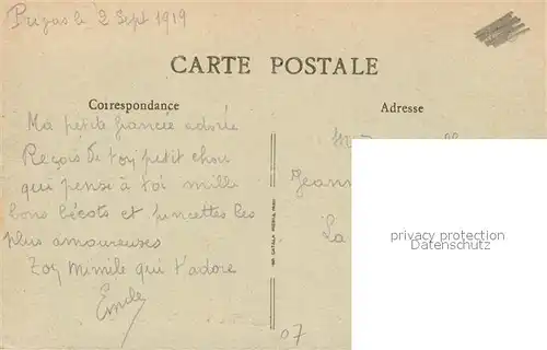 AK / Ansichtskarte Privas Vue generale Privas