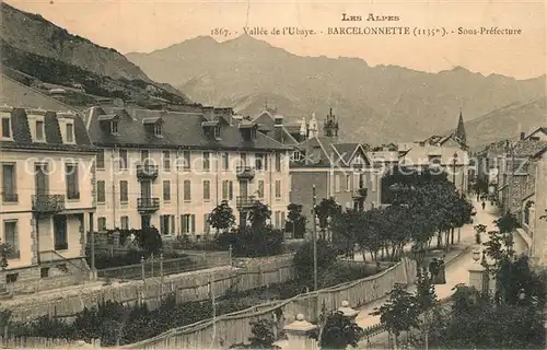 AK / Ansichtskarte Barcelonnette Sous Prefecture Vallee de l Ubaye Barcelonnette