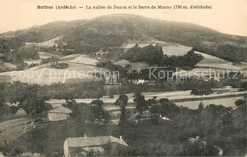 AK / Ansichtskarte Boffres Panorama Vallee de Duzon et le Serre de Muans Boffres