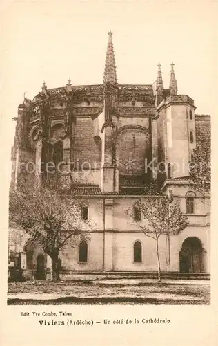 AK / Ansichtskarte Viviers_Ardeche Un cote de la Cathedrale Viviers Ardeche