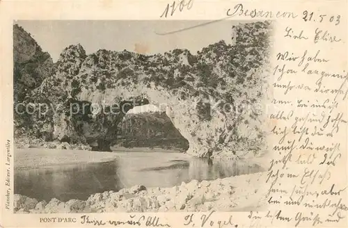 AK / Ansichtskarte Besancon_Doubs Pont d Arc Besancon Doubs