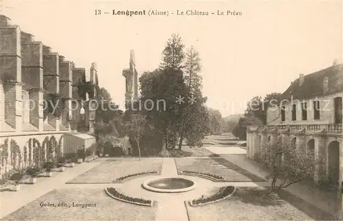AK / Ansichtskarte Longpont_Aisne Chateau le Preau Longpont Aisne