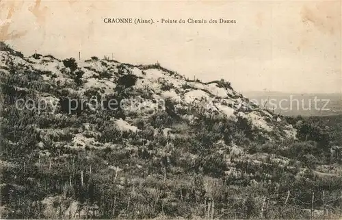 AK / Ansichtskarte Craonne_Aisne Pointe du Chemin des Dames Paysage Craonne Aisne