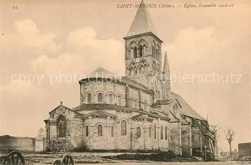 AK / Ansichtskarte Saint Menoux Eglise Saint Menoux