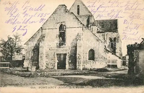 AK / Ansichtskarte Pont Arcy Eglise Kirche Pont Arcy