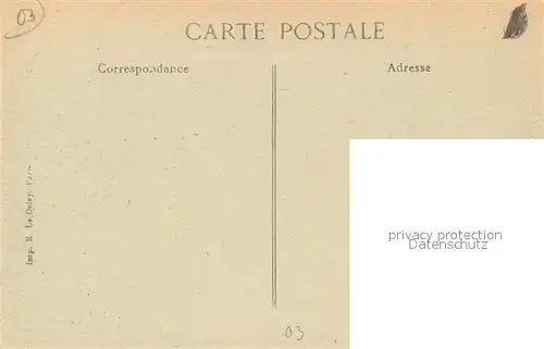 AK / Ansichtskarte Chouvigny Ruines du Chateau XIVe siecle Chouvigny