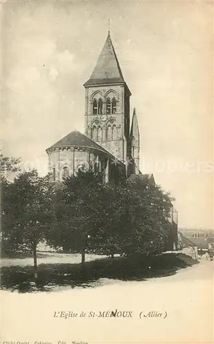 AK / Ansichtskarte Saint Menoux Eglise Kirche Saint Menoux