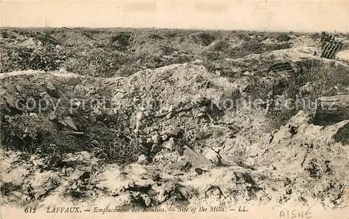 AK / Ansichtskarte Laffaux Emplacement des Moulins Laffaux
