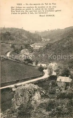 AK / Ansichtskarte Vire_Calvados Aspects du Val de Vire Vire Calvados