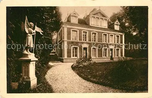 AK / Ansichtskarte Lisieux Les Buissonnets Maison Facade d entree Statue Monument Lisieux
