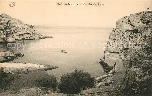 AK / Ansichtskarte Niolon Entree du port 