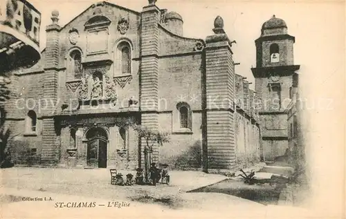 AK / Ansichtskarte Saint Chamas Eglise Kirche Saint Chamas