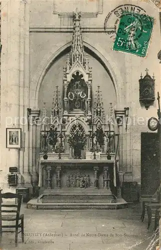 AK / Ansichtskarte Neuvizy Autel de Notre Dame de Bon Secours Neuvizy