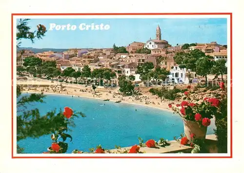 AK / Ansichtskarte Porto_Cristo Panorama Blick auf den Strand Porto_Cristo