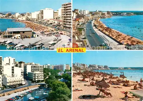 AK / Ansichtskarte El_Arenal_Mallorca Panorama Strand Kueste Hotels Hafen El_Arenal_Mallorca
