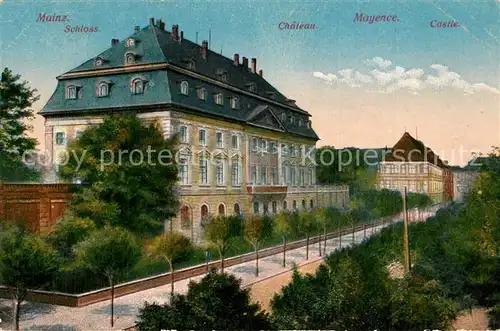 AK / Ansichtskarte Mainz_Rhein Schloss  Mainz Rhein
