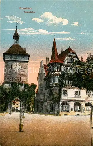 AK / Ansichtskarte Konstanz_Bodensee Schnetztor  Konstanz_Bodensee
