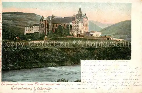 AK / Ansichtskarte Ahrweiler_Ahr Calvarienberg Ursulinenkloster T?chterpensionat Ahrweiler_Ahr