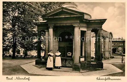 AK / Ansichtskarte Bad_Nenndorf Schwefelbrunnen Bad_Nenndorf