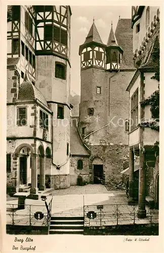 AK / Ansichtskarte Burg_Eltz Burghof Burg_Eltz